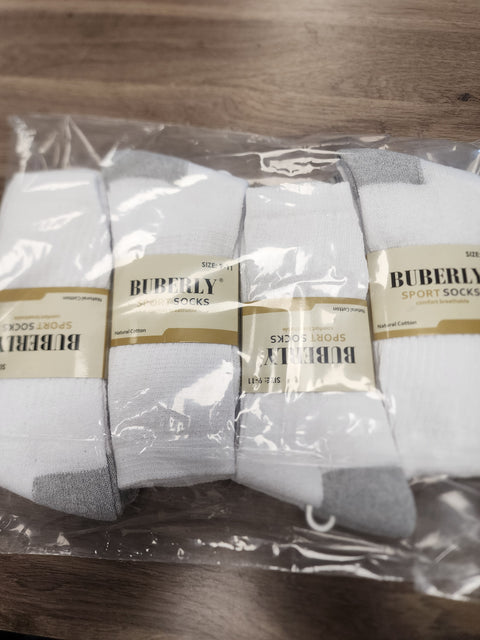 Buberly White Socks