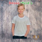 BSI 402 - Teen Miss Short Sleeve Crew Neck T-Shirt 60/40 Blend - B&S Activewear