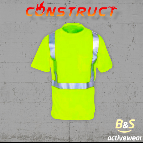 BSI 105 A 100% polyester dry fit short sleeve shirt - B&S Activewear
