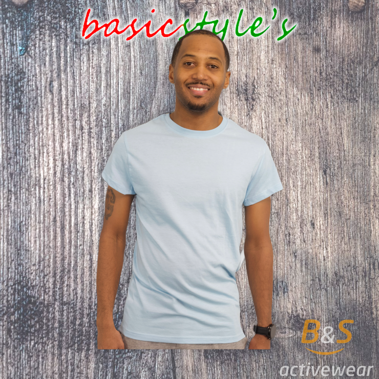 BSI 109-A - Super Soft Short Sleeve Crew Neck T-Shirt 60/40 Blend - B&S Activewear