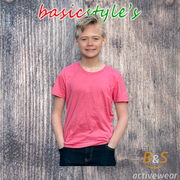 BSI 402 - Teen Miss Short Sleeve Crew Neck T-Shirt 60/40 Blend - B&S Activewear