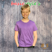 BSI 402 - Teen Miss Short Sleeve Crew Neck T-Shirt 60/40 Blend - B&S Activewear