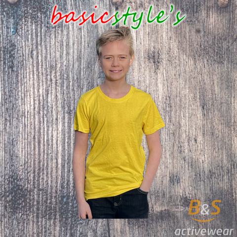 BSI 402 - Teen Miss Short Sleeve Crew Neck T-Shirt 60/40 Blend - B&S Activewear