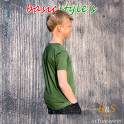 BSI 402 - Teen Miss Short Sleeve Crew Neck T-Shirt 60/40 Blend - B&S Activewear