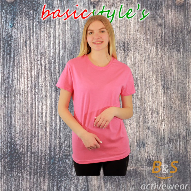 BSI 109-A - Super Soft Short Sleeve Crew Neck T-Shirt 60/40 Blend - B&S Activewear