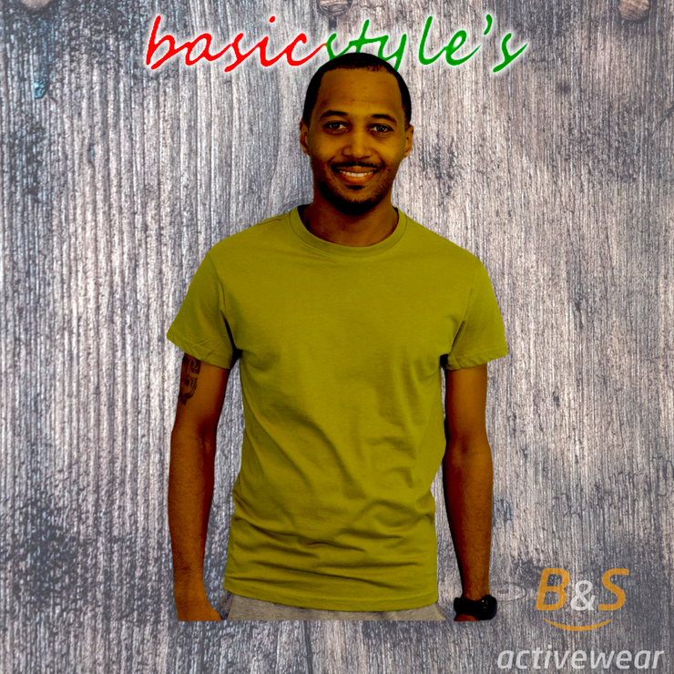 BSI 109-A - Super Soft Short Sleeve Crew Neck T-Shirt 60/40 Blend - B&S Activewear