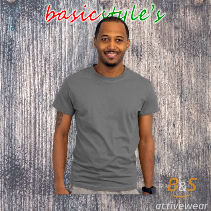 BSI 109-A - Super Soft Short Sleeve Crew Neck T-Shirt 60/40 Blend - B&S Activewear