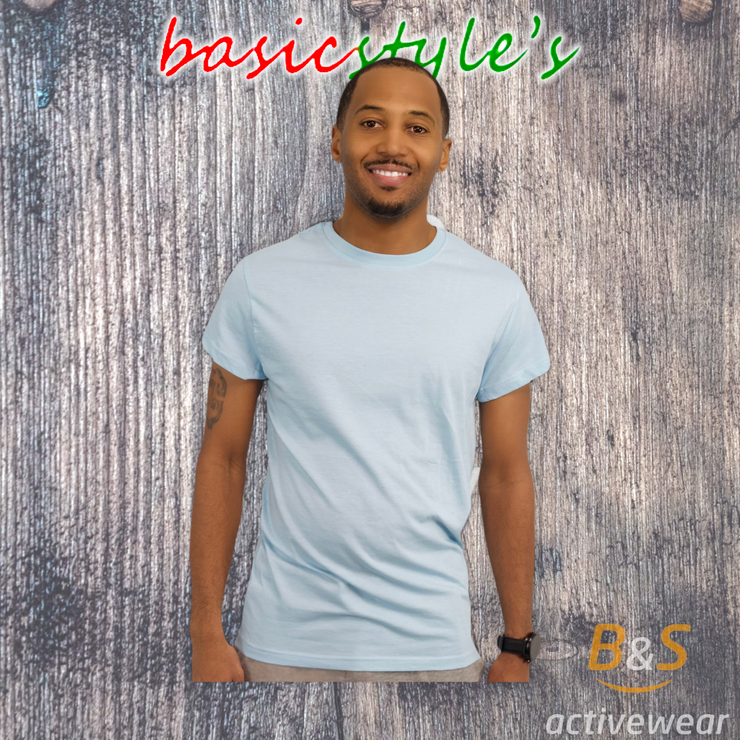 BSI 109-A - Super Soft Short Sleeve Crew Neck T-Shirt 60/40 Blend - B&S Activewear