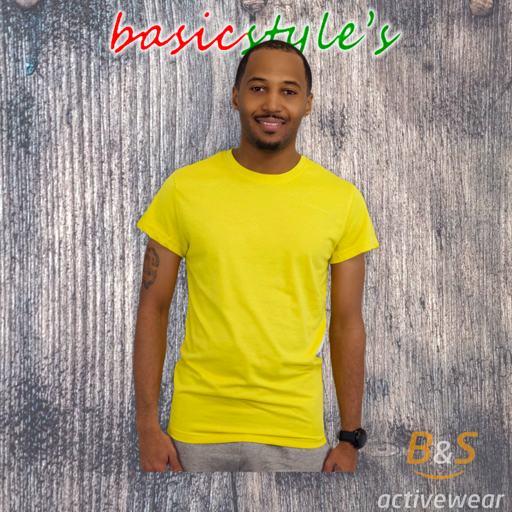 BSI 109-A - Super Soft Short Sleeve Crew Neck T-Shirt 60/40 Blend - B&S Activewear