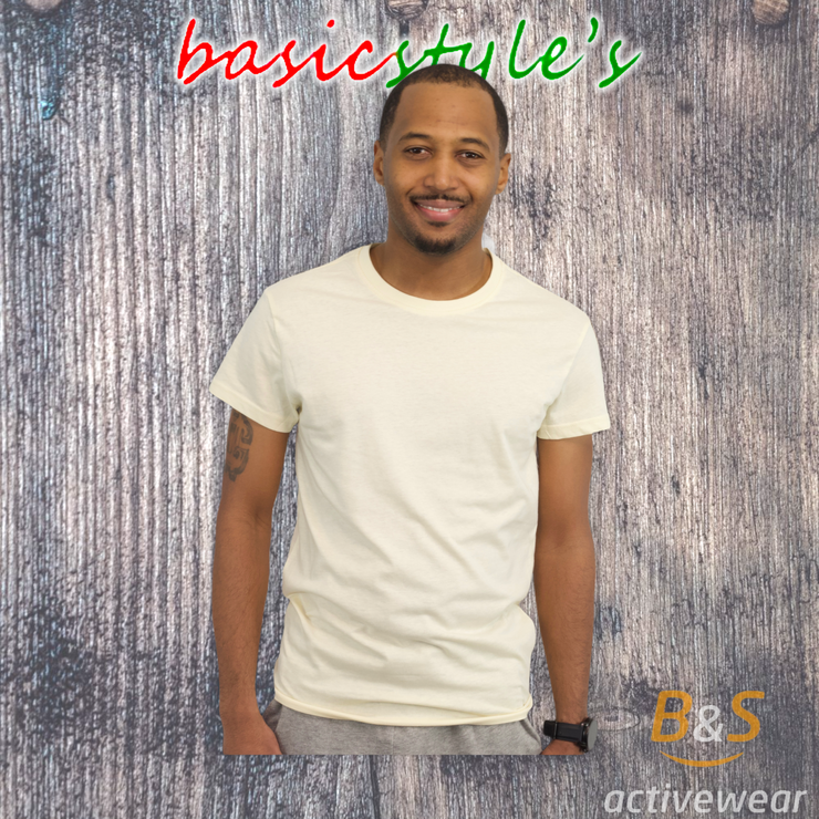 BSI 109-A - Super Soft Short Sleeve Crew Neck T-Shirt 60/40 Blend - B&S Activewear