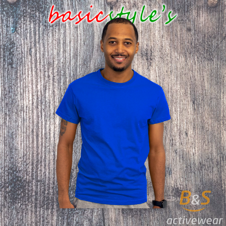 BSI 109-A - Super Soft Short Sleeve Crew Neck T-Shirt 60/40 Blend - B&S Activewear