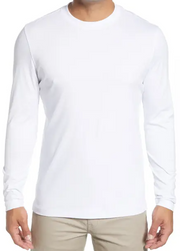 BSI 107 - Blister Packed Men's Long Sleeve 60% Cotton 40% Polyester  Crew Neck T-Shirt